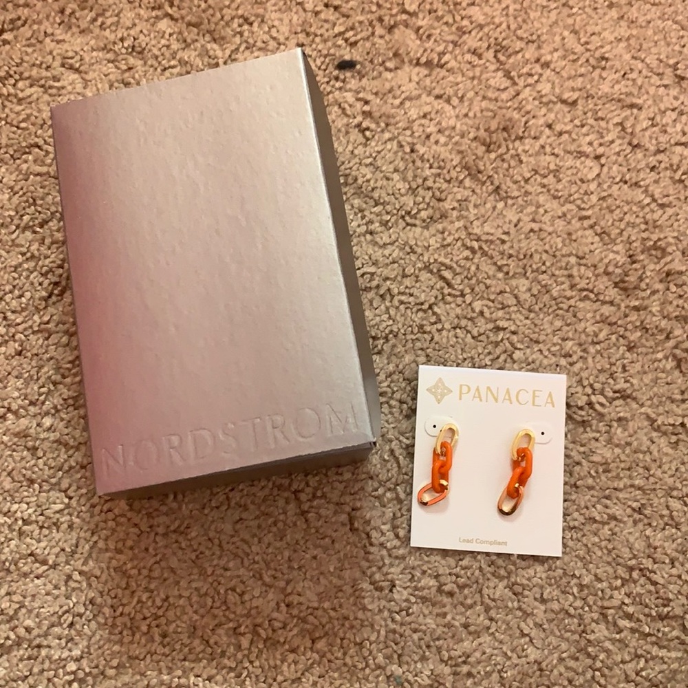 Chain Link Drop Earrings- Panacea Nordstrom- NWT